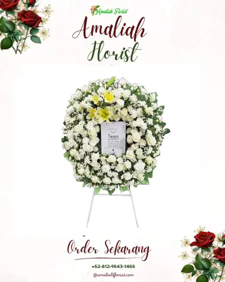 Krans Bunga Duka Pudak Wetan